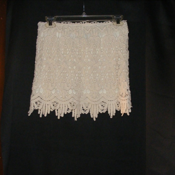 Lace Mini Skirt FINAL SALE - Picture 3 of 8